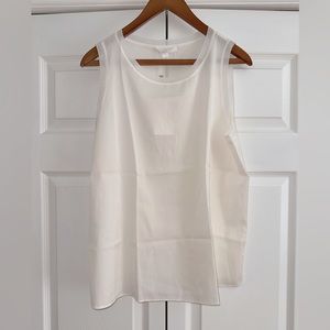 HUGO BOSS AG white satin blouse